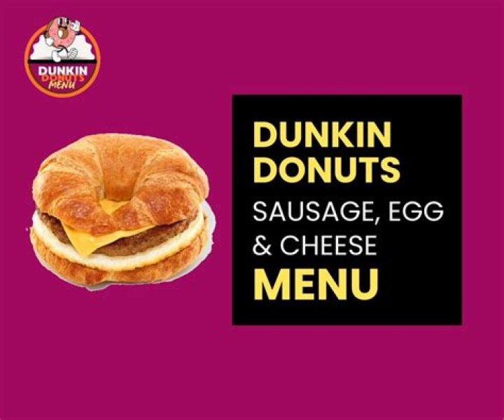 Is Dunkin Donuts bacon pork?