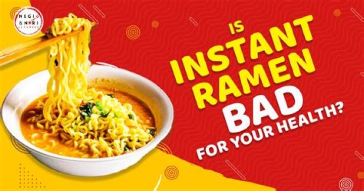 Is eating Top Ramen everyday bad for you?
