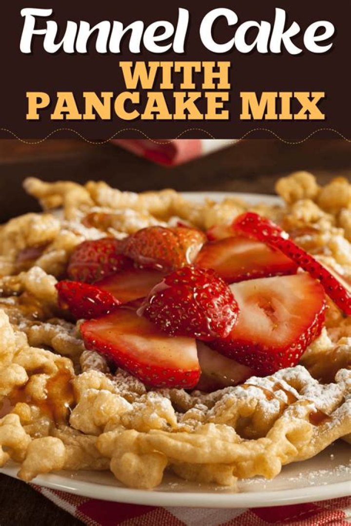 Is funnel cake the same as pancake mix?