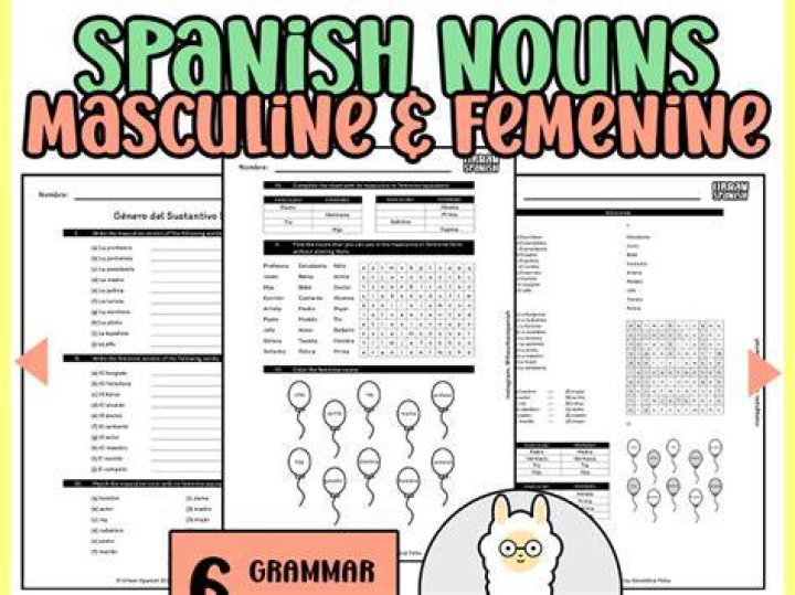 Is Grande masculine or feminine in Spanish?