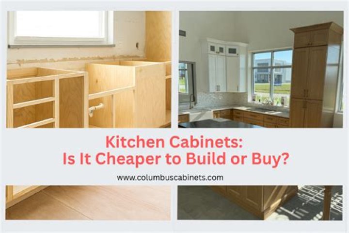 Is it cheaper to buy unfinished cabinets?