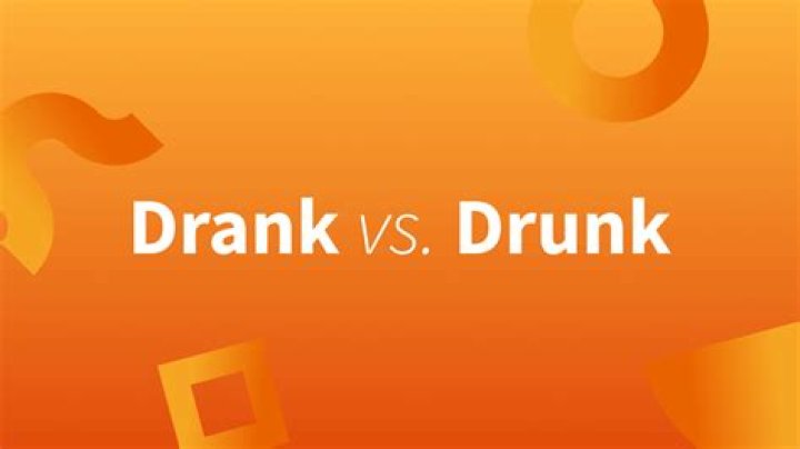 Is it half drank or half drunk?