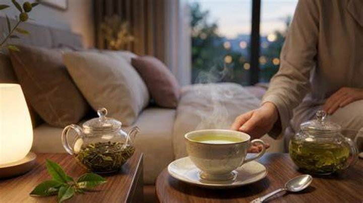 Is it OK to drink green tea before bed?