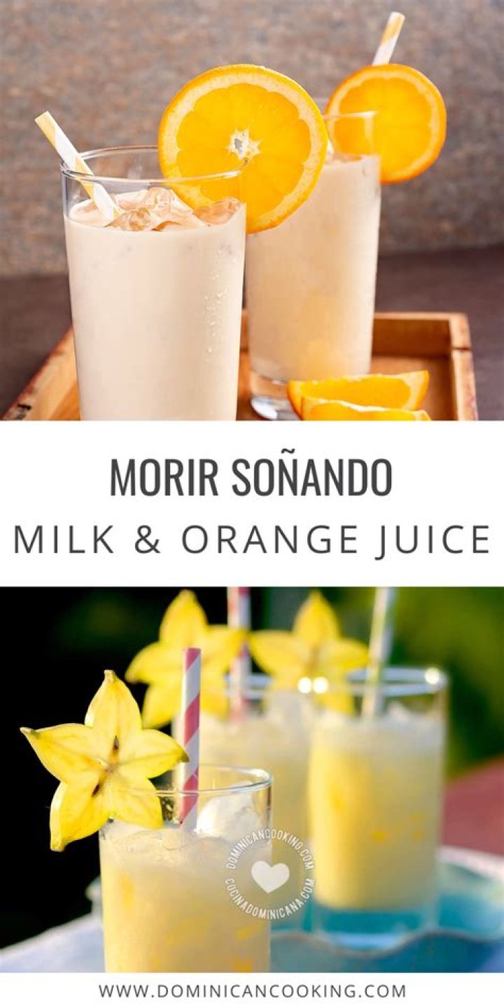 Is it OK to mix milk and orange juice?