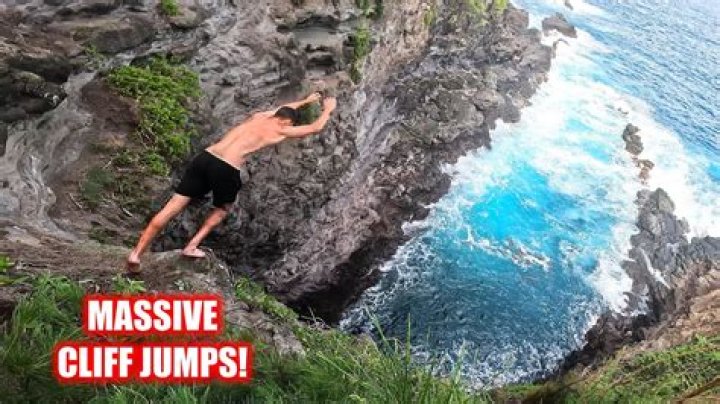 Is it safe to cliff jump Paradise Cove?