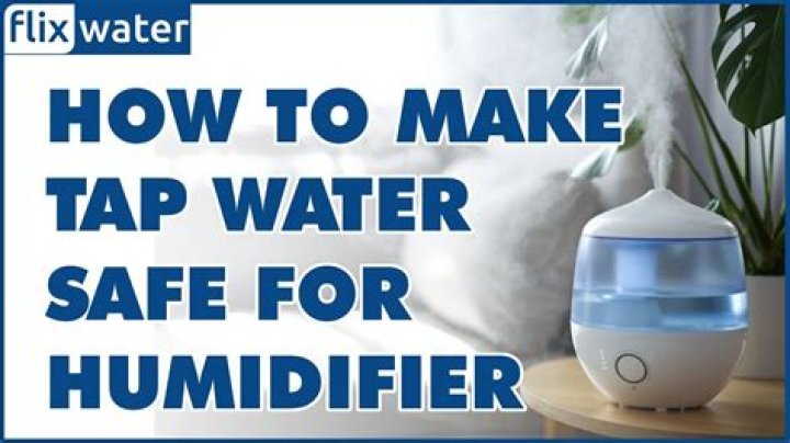 Is it safe to use tap water in a humidifier?