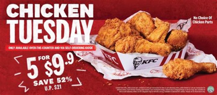 Is KFC still doing 9 pieces for 5.99 Tuesdays?
