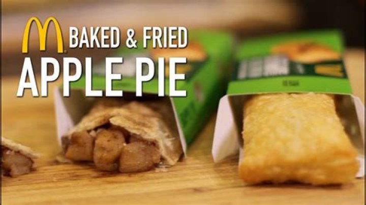 Is Mcdonalds apple pie baked or fried?