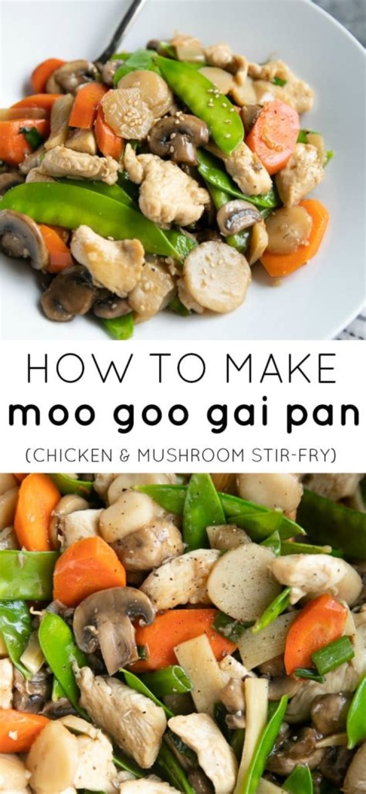 Is moo goo gai pan a healthy choice?