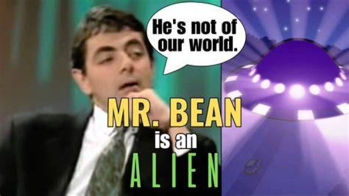Is Mr Bean an alien or angel?