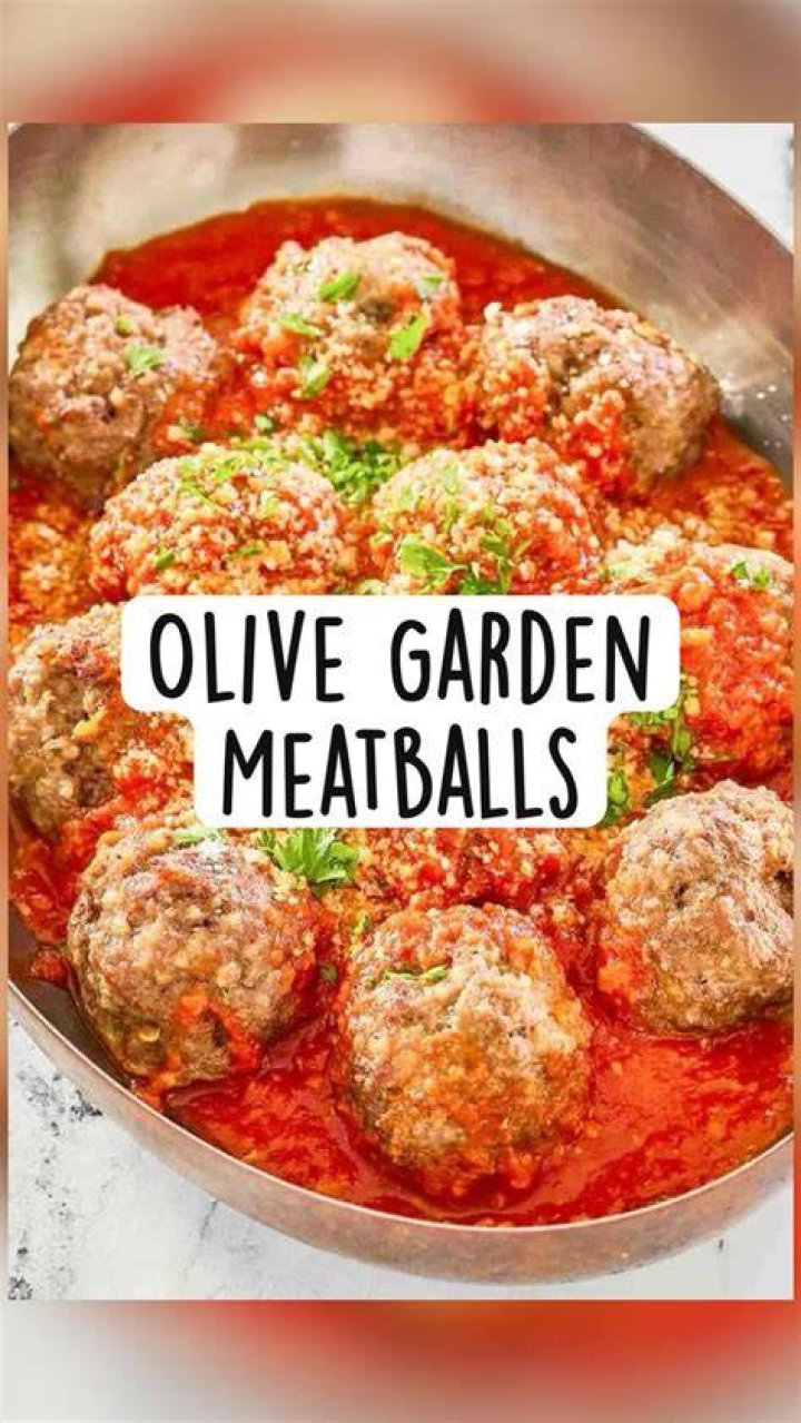 Is Olive Garden meatballs beef?