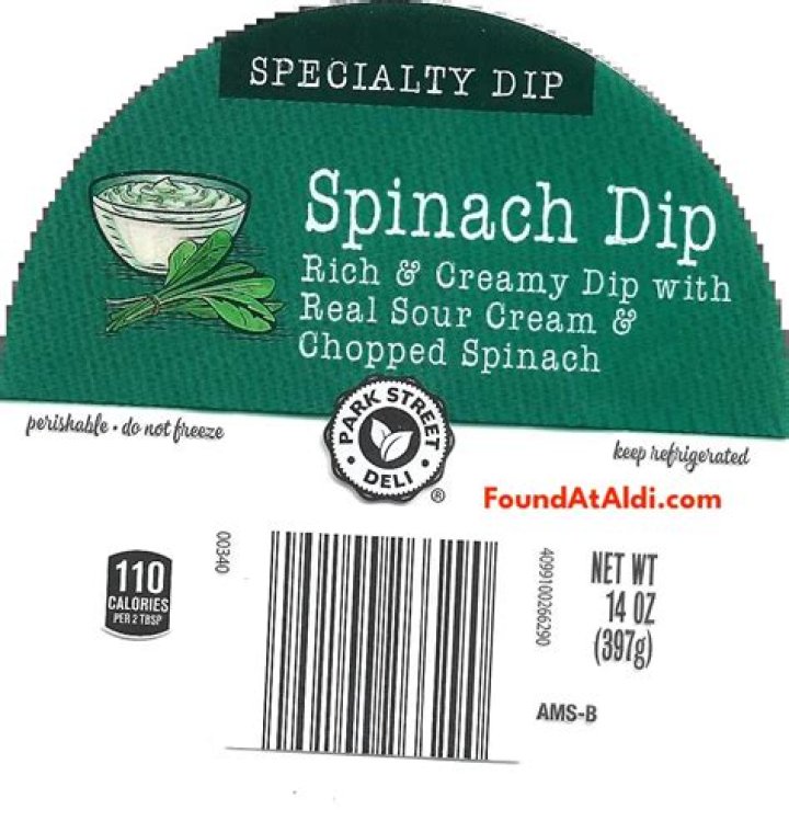 Is Park Street Deli Spinach Artichoke Dip gluten free?