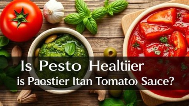 Is pesto healthier than tomato sauce?