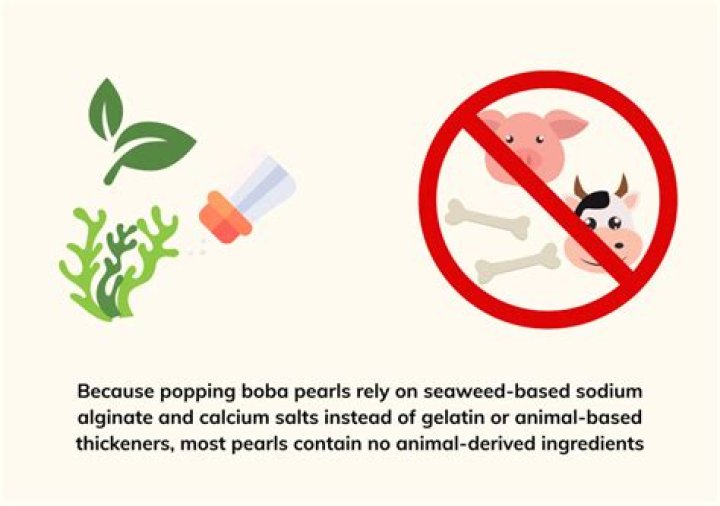 Is popping boba vegan?