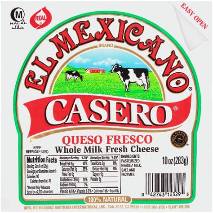 Is queso fresco pasteurized?