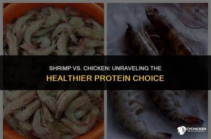 Is shrimp healthier than chicken?