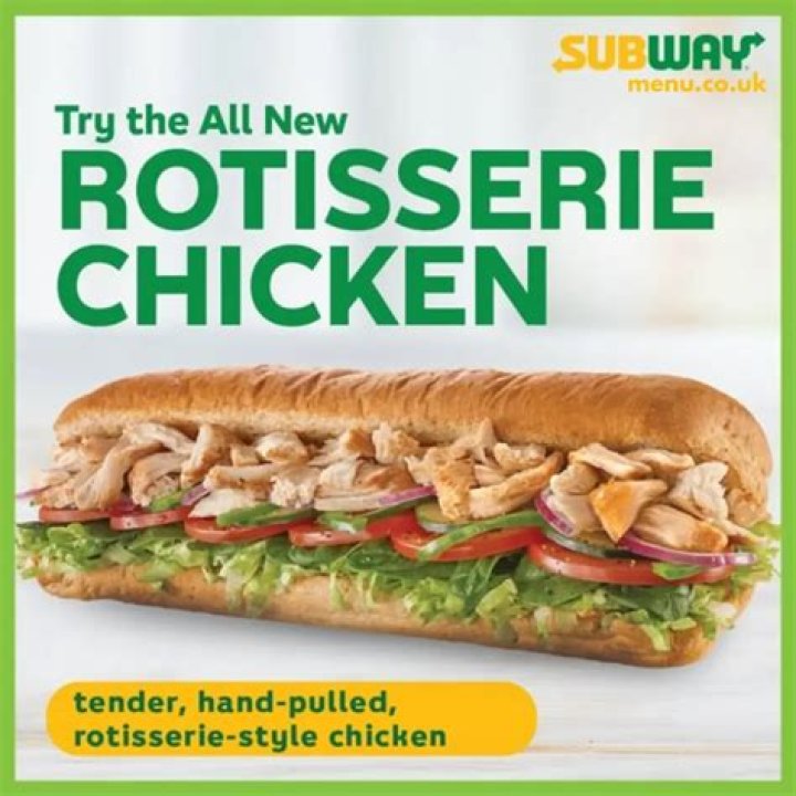 Is Subway rotisserie chicken real chicken?
