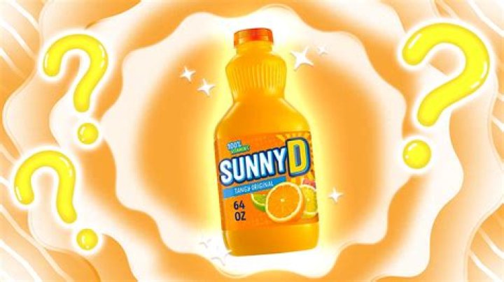 Is Sunny D healthier than orange juice?