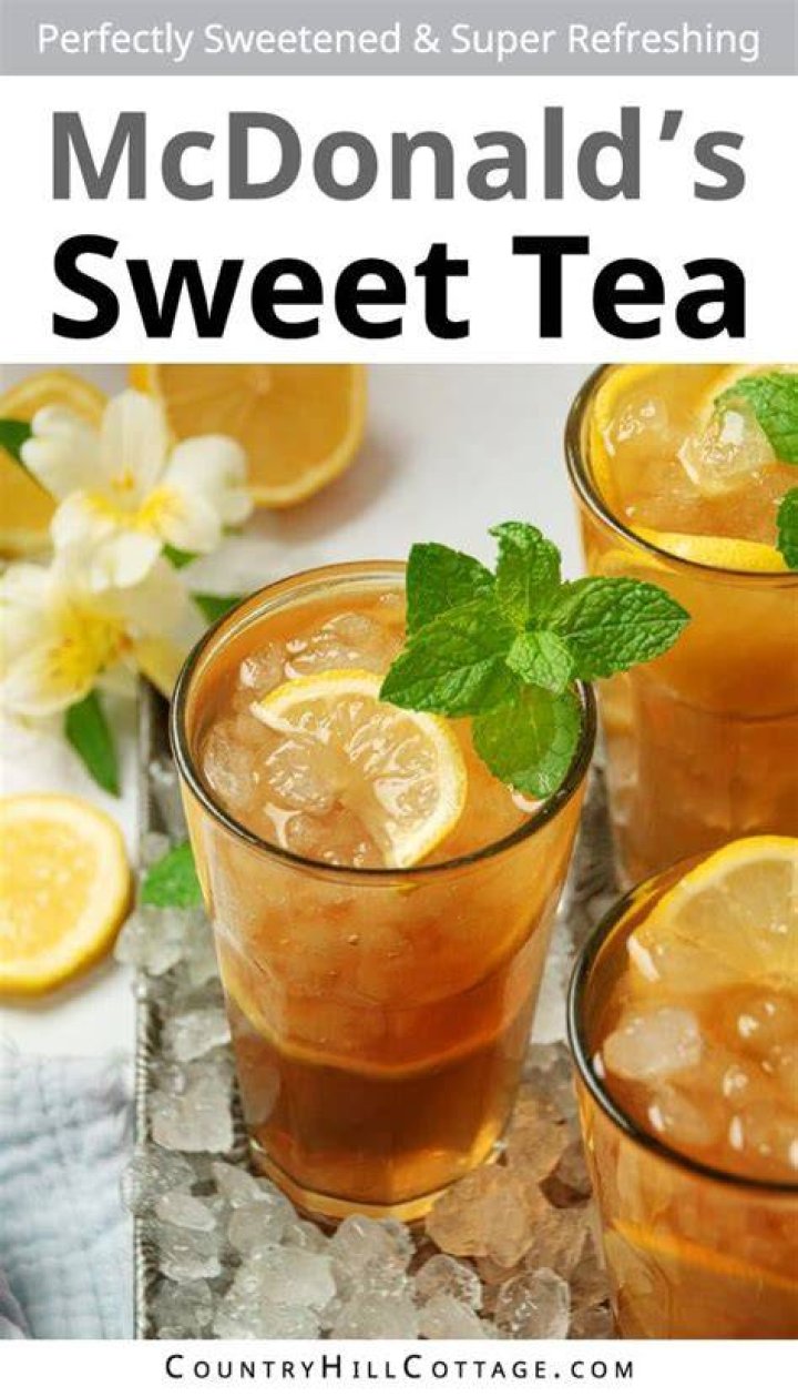 Is sweet tea from McDonalds good?