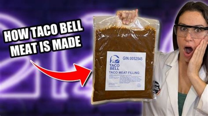 Is Taco Bell meat horse meat?