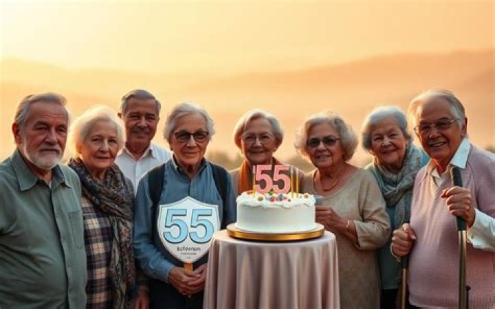 Is the age 55 considered a senior citizen?
