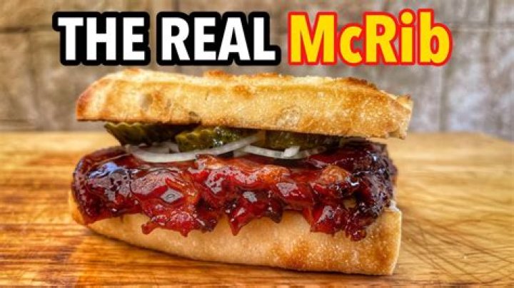 Is the McRib made with real meat?