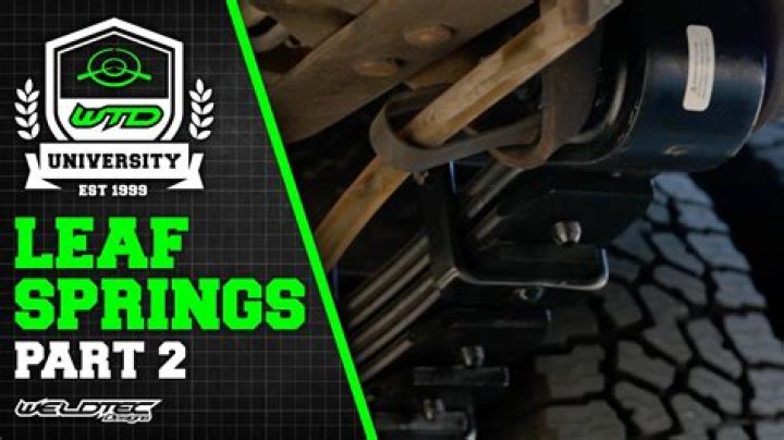 Is there a front and back to leaf springs?