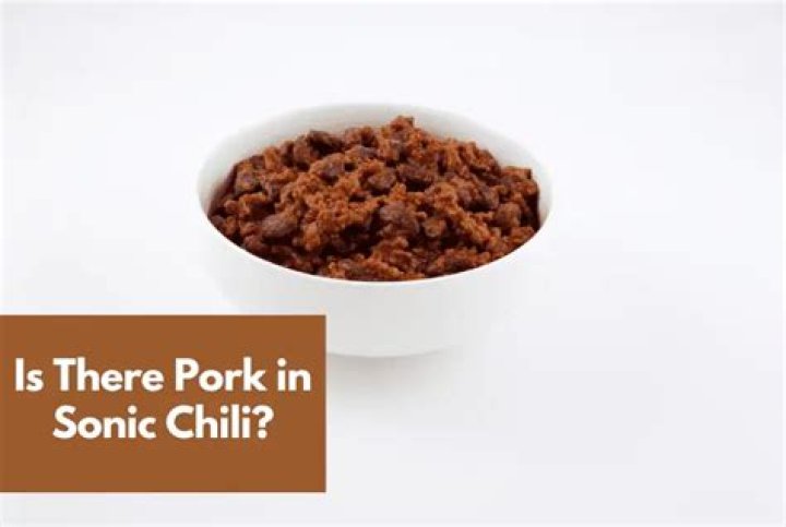 Is there pork in Sonic’s chili?