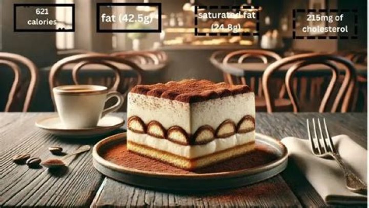 Is Tiramisu high in calories?