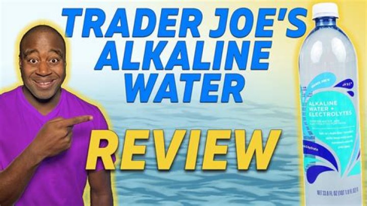 Is Trader Joe’s alkaline water really alkaline?