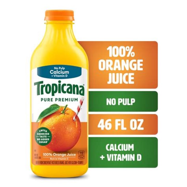 Is Tropicana 100 Orange juice healthy?