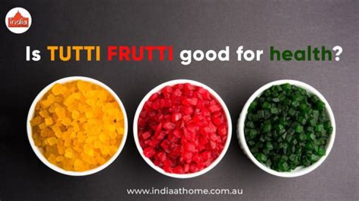 Is Tutti Frutti good for health?