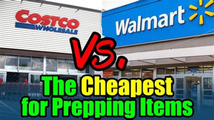 Is Walmart or Costco cheaper?