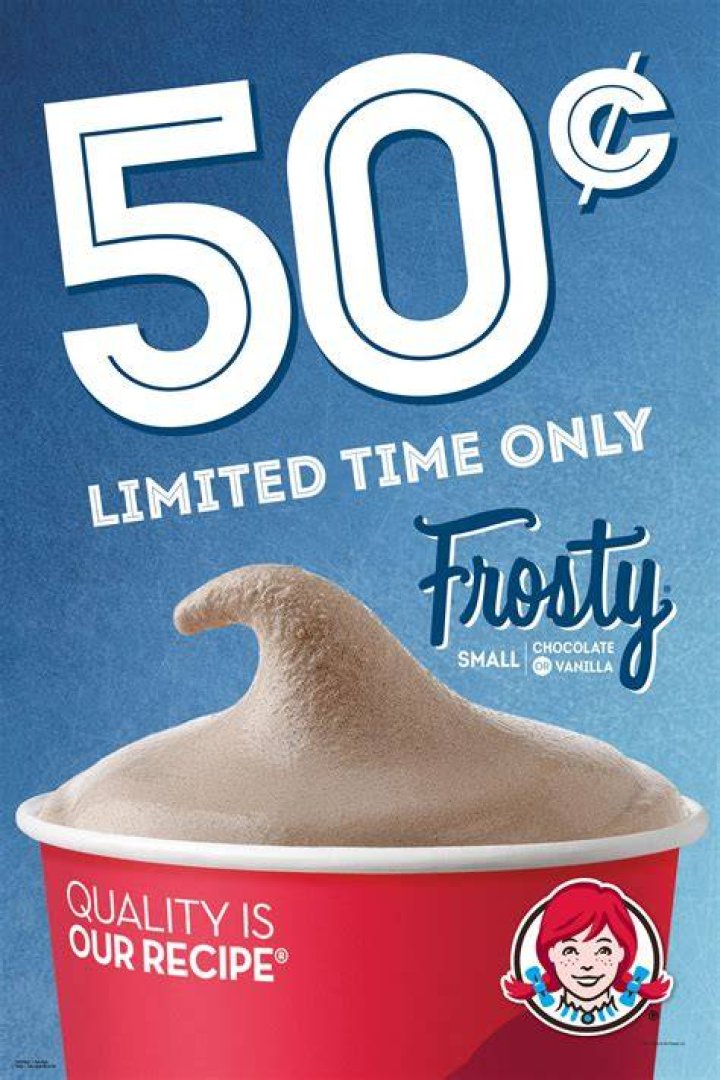 Is Wendy’s 50 cent Frosty over?