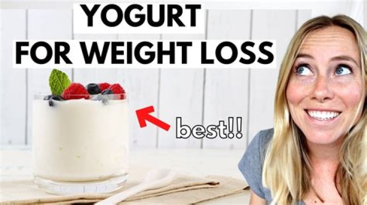 Is yogurt good for losing weight?