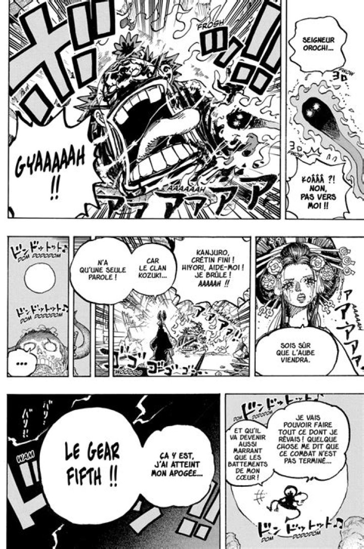 One Piece chapter 1044: the first images of the impressive transformation of [SPOILERS] are there