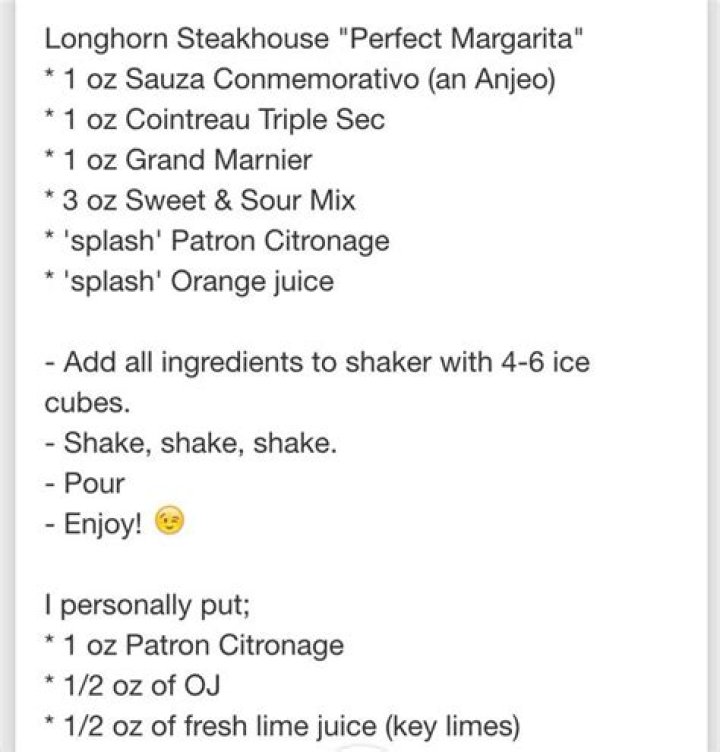 perfect margarita recipe longhorn steakhouse Archives | PopularAsk.net