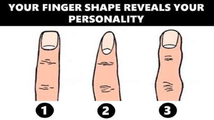 Personality test: What the shape of your finger says about you