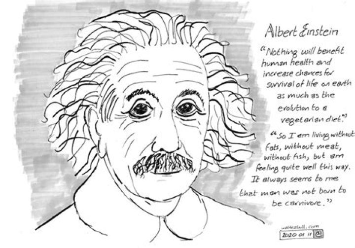 Was Albert Einstein a vegetarian?