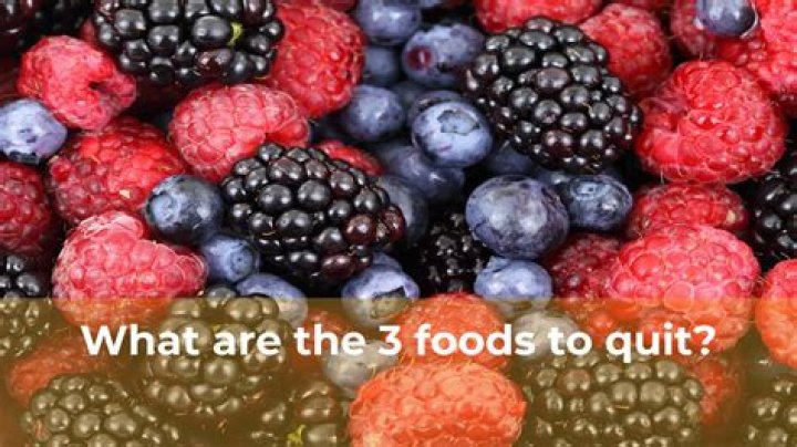 What 3 foods should we quit?
