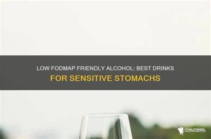 What alcohol is best for low FODMAP?