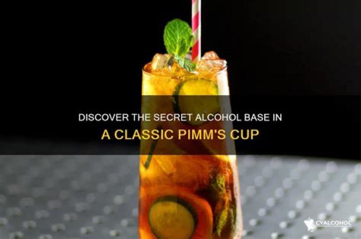 What alcohol is in Pimms?