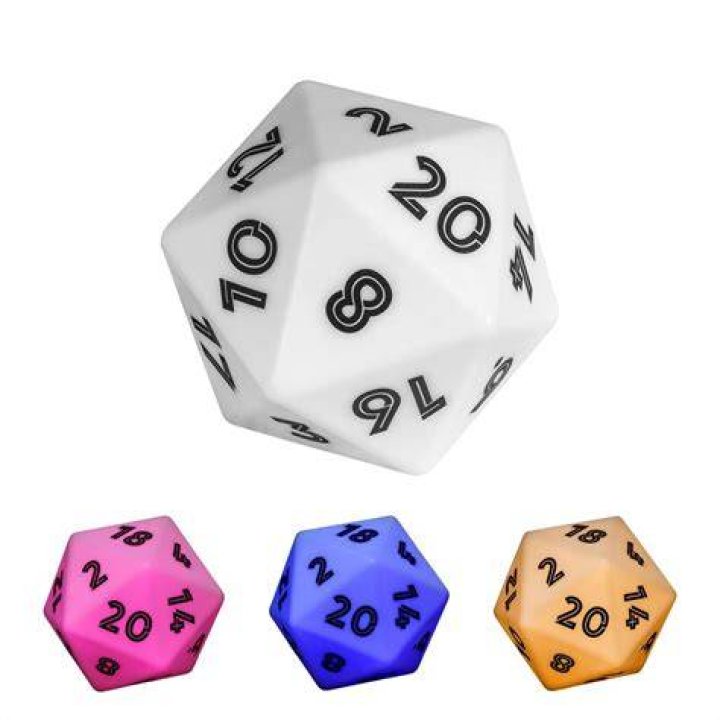 What are 20 sided dice used for?
