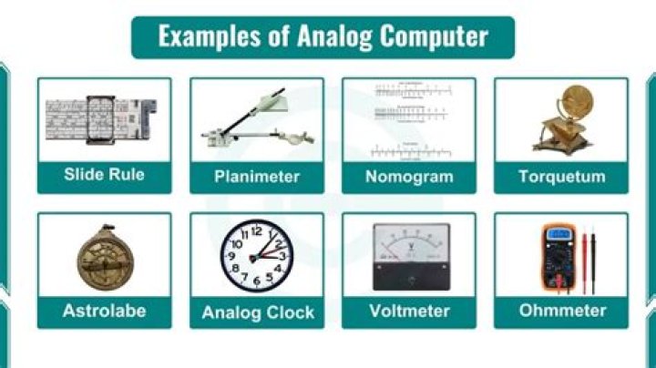 What are 3 examples of analog?