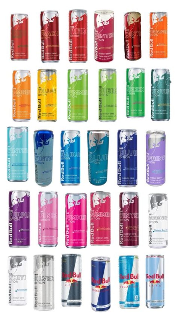 What are all the Red Bull Flavors?
