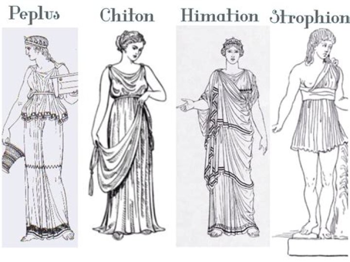 What are ancient Greek clothes called?