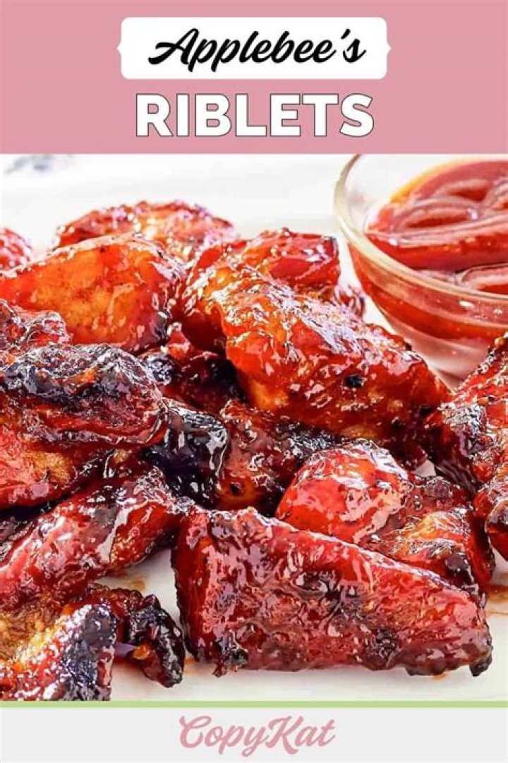 What are Applebee’s riblets made of?