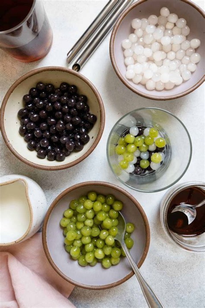 What are boba tapioca balls made of?