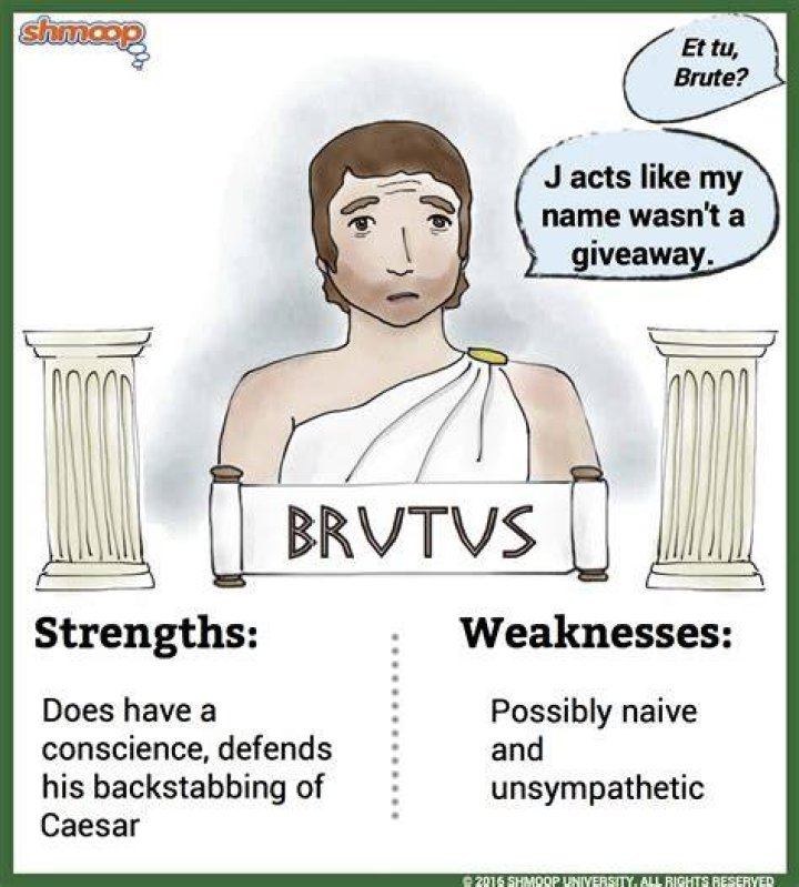 What are Brutus heroic qualities?