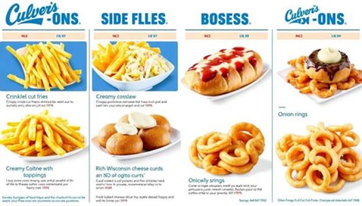 What are Culver’s classic sides?